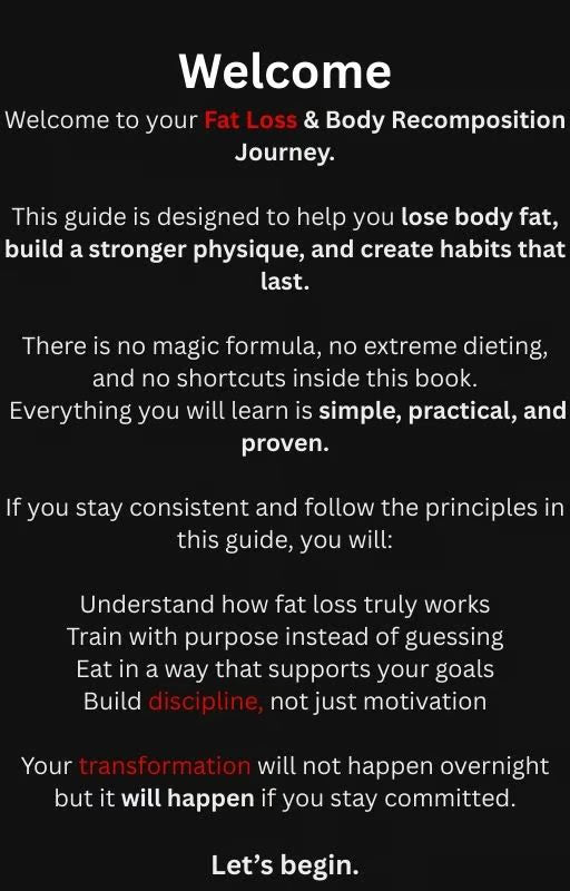 The Complete Fat Loss & Transformation Guide